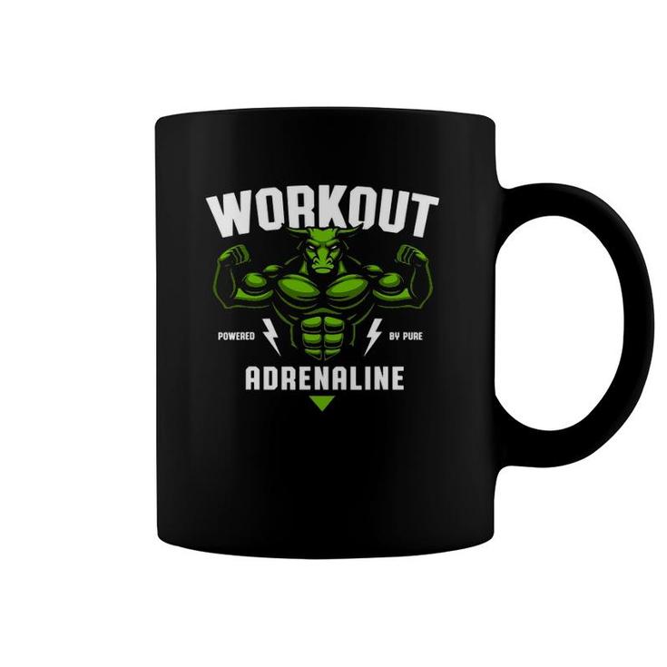 Funny Motivational Workout Apparel Weightlifting Gym Men's Coffee Mug