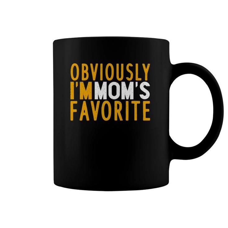 Funny Obviously I'm Mom's Favorite Gift Coffee Mug