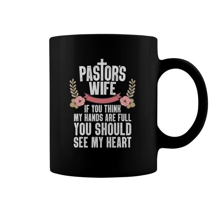 Funny Pastor's Wife Art Mom Women Pastor Wife Appreciation Coffee Mug ...