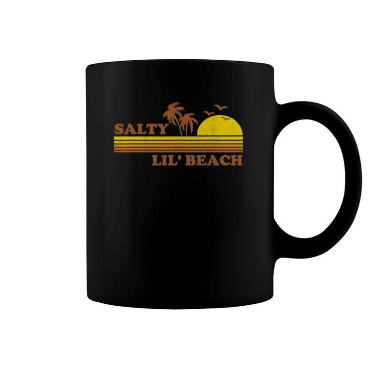 Funny Salty Lil Beach Retro Sunset 70'S 80'S Vintage Gift Coffee Mug