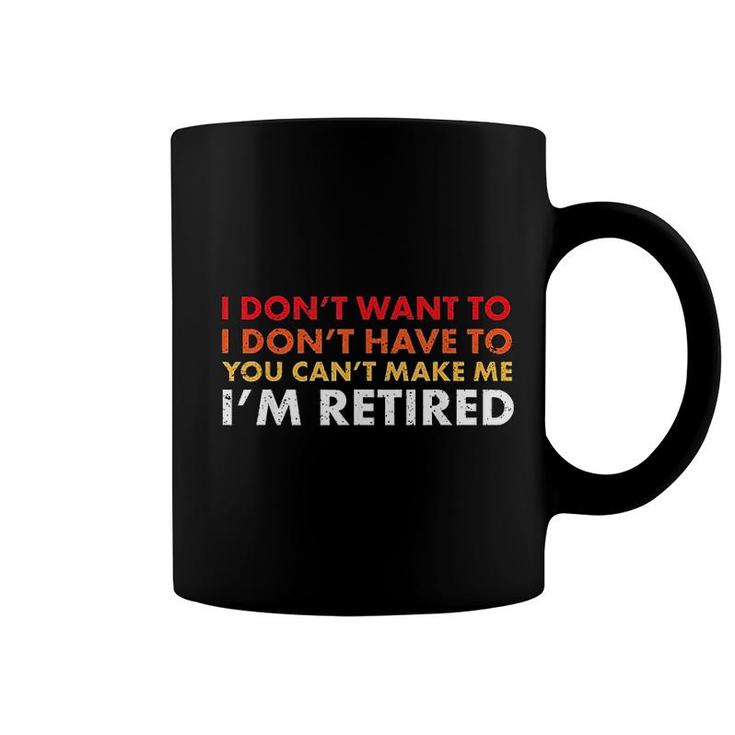Funny Sarcastic Retirement Coffee Mug
