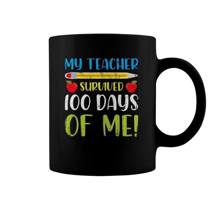 Funny School Student Boys Girls Gift 100 Days Of School Coffee Mug