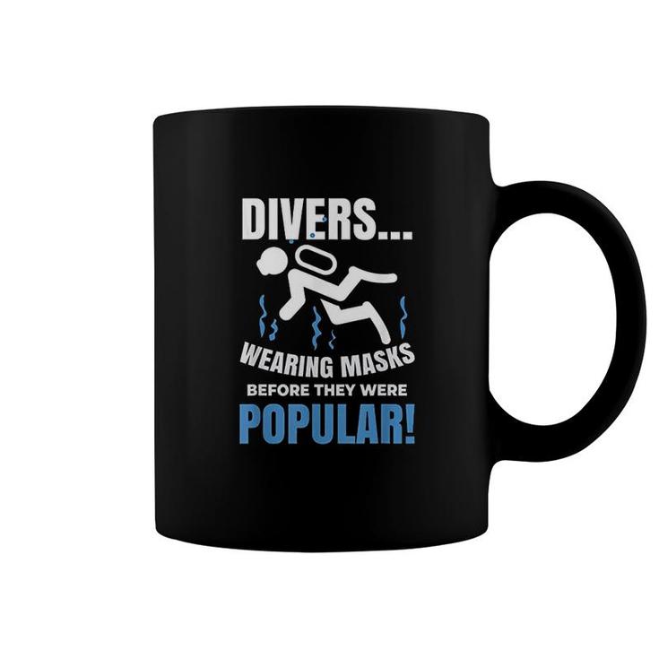 Funny Scuba Diving Mask Pun Gift For Scuba Diver Coffee Mug