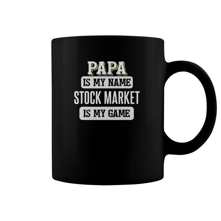 Funny Stock Market Gift For Papa Fathers Day Coffee Mug