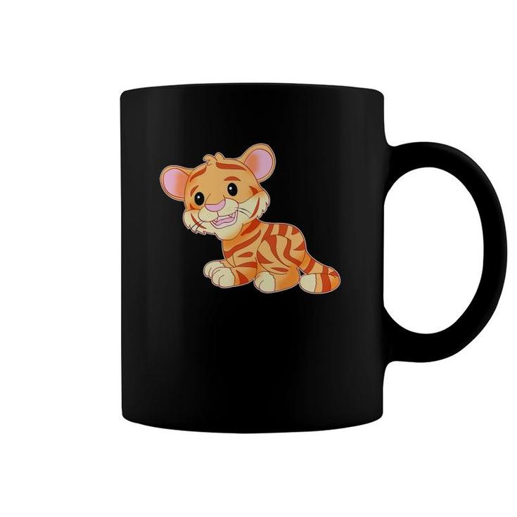 Funny Tigercat Cute Baby Tiger For Women, Men & Kids, Gift Coffee Mug