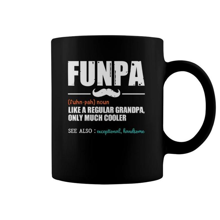 Funpa Like A Regular Grandpa - Dad Definition Father's Day Coffee Mug