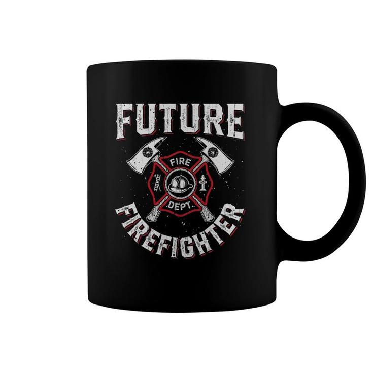 Future Firefighter Kids Boys Youth Men Funny Costume Coffee Mug