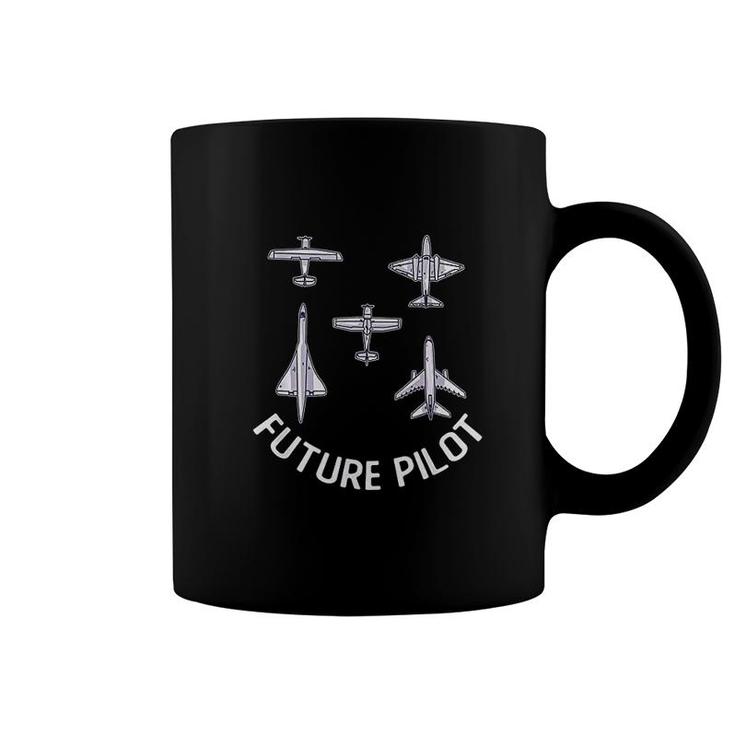 Future Pilot Fighter Jet Aircraft Airplane Plane Coffee Mug