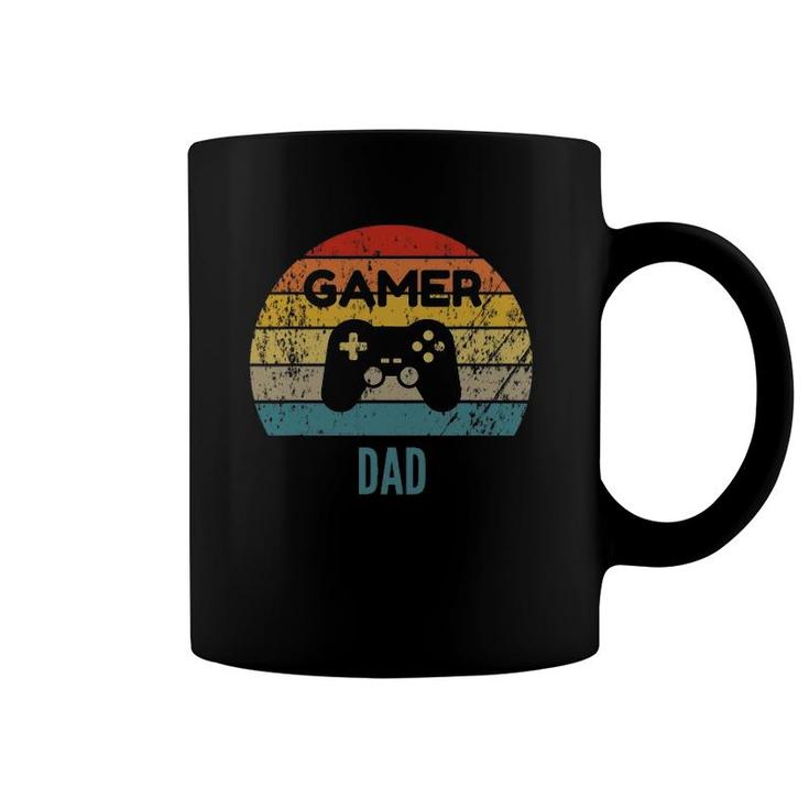 Gamer Dad Vintage 60S 70S Console Controller Graphic Coffee Mug