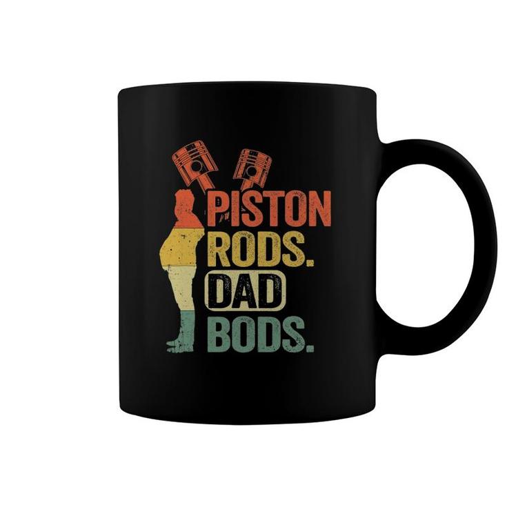 Garage Vintage Mechanic Daddy Piston Rods And Dad Bods Coffee Mug