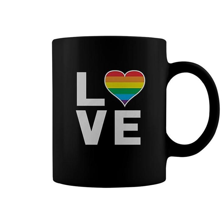 Gay Love Rainbow Coffee Mug