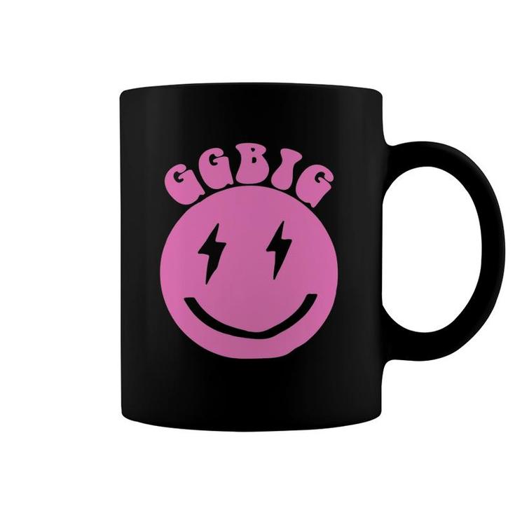 Gbig Big Little Sorority Reveal Smily Face Funny Cute Gg Big Coffee Mug