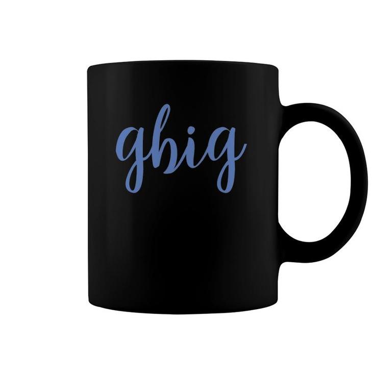 Gbig Sister Sorority Reveal Matching Womens Coffee Mug