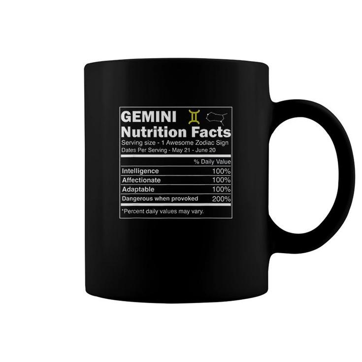 Gemini Nutrition Astrology Coffee Mug