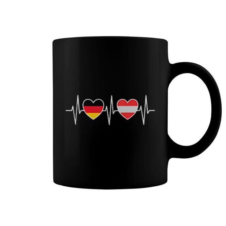 Germany And Austria Vorarlberg Flags  Coffee Mug