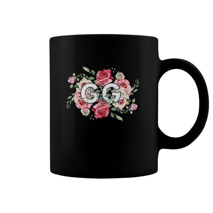 Gg Great Grandmother Floral Flowers Version Coffee Mug