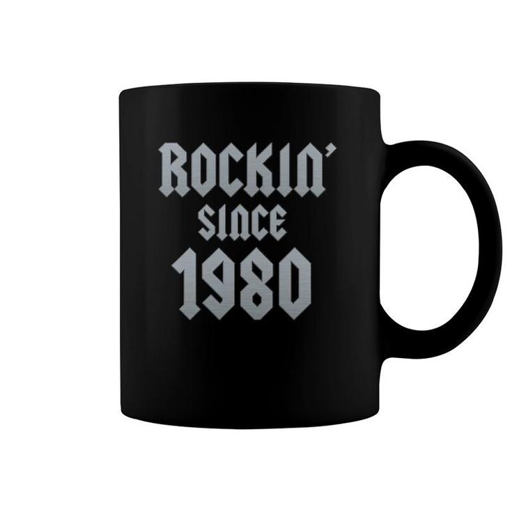 Gift For 41 Years Old Classic Rock 1980 41St Birthday Coffee Mug
