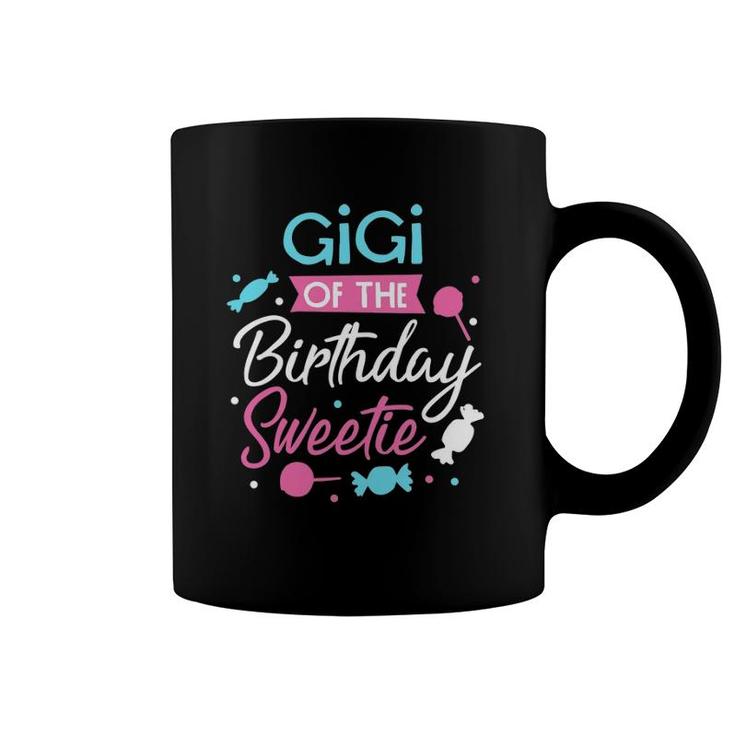 Gigi Of The Birthday Sweetie Candy Bday Party Grandmother Coffee Mug