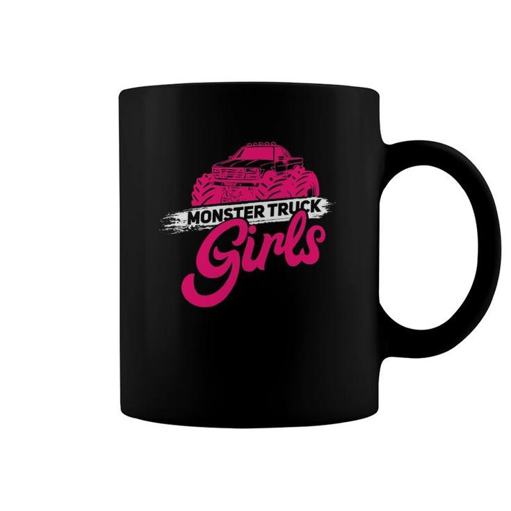 Girls Monster Truck - Motor Sports Big Trucks Coffee Mug