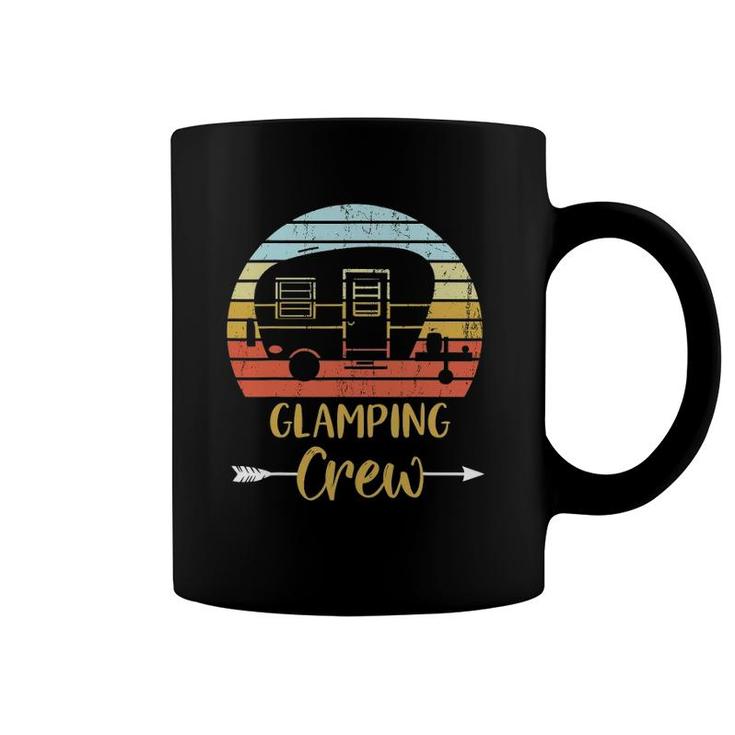 Glamping Crew Funny Girls Camping Trip Coffee Mug