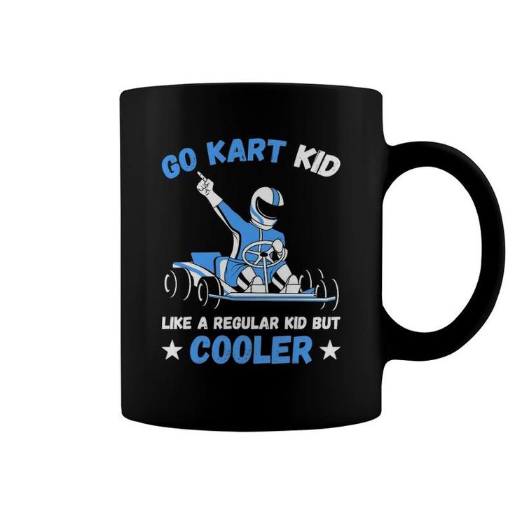 Go Kart Kid Go Kart Racing Boys Kids Coffee Mug
