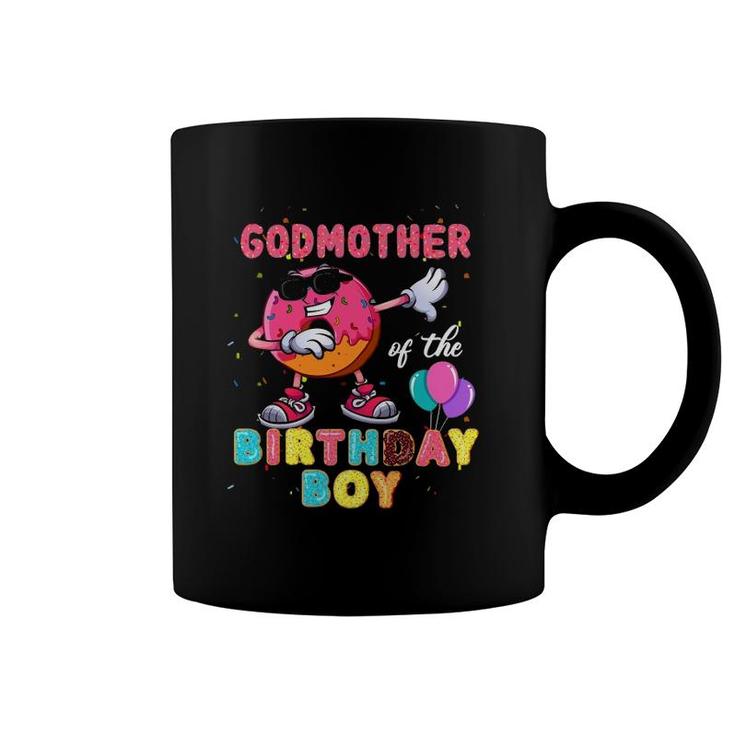Godmother Of The Birthday Boy S Donut Dab Birthday Coffee Mug