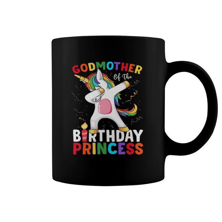 Godmother Of The Birthday Princess Unicorn Dabbing  Coffee Mug