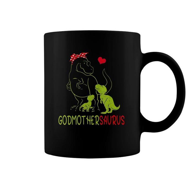 Godmothersaurusrex Godmother Saurus Dinosaur Coffee Mug