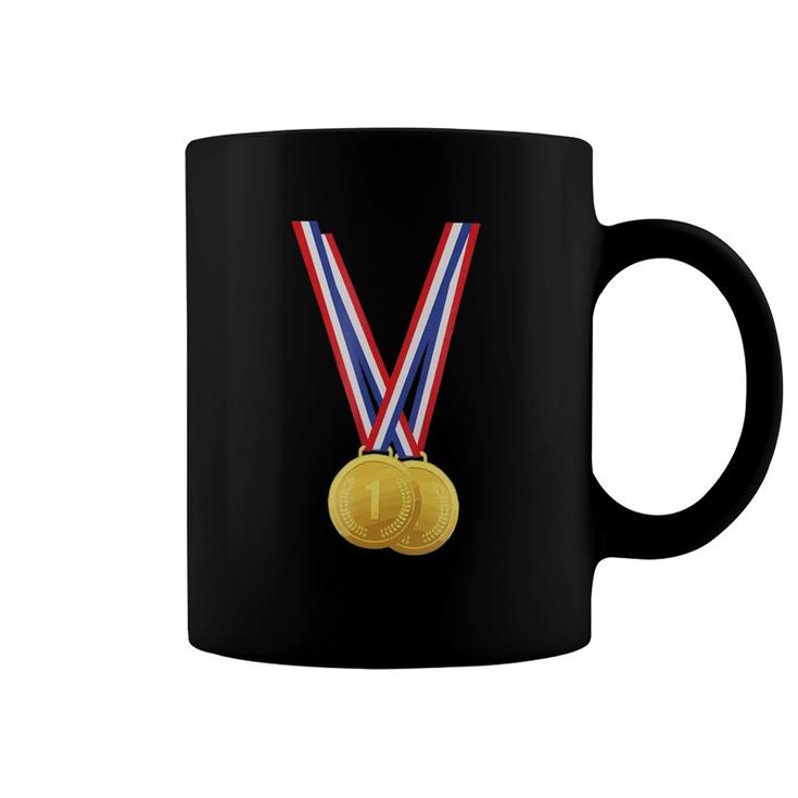 Gold Medals - Funny For Winners And Champions Coffee Mug