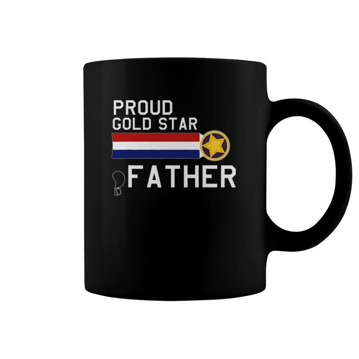 Gold Star Father Proud Military Family Coffee Mug