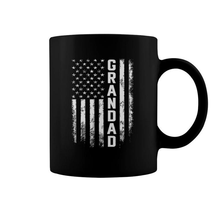 Grandad Gift America Flag Gift For Men Father's Day Coffee Mug