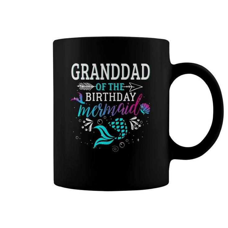 Granddad Of The Birthday Mermaid Matching Family Coffee Mug