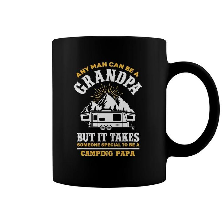 Grandfather Camp Lover Proud Camping Papa - Funny Gift Coffee Mug