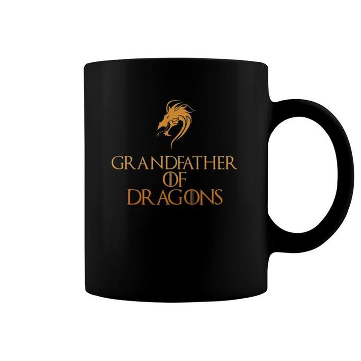 Grandfather Of Dragons Cool Funny Grandpa Gift Coffee Mug