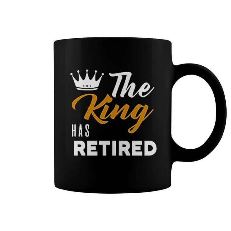 Grandpa Funny King Retired Coffee Mug