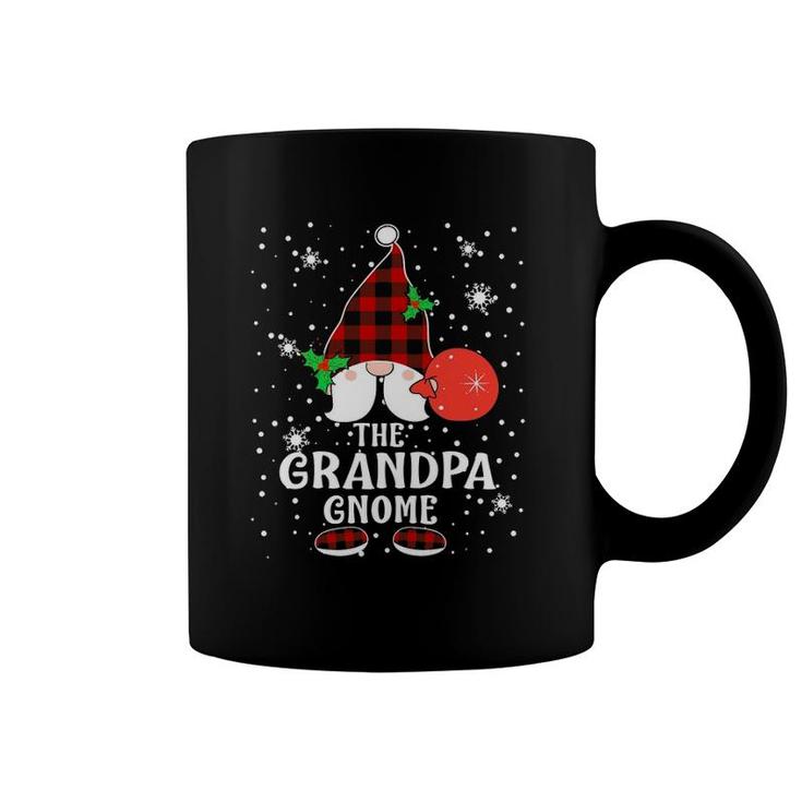 Grandpa Gnome Buffalo Plaid Matching Family Christmas Pajama Coffee Mug