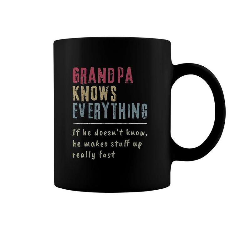 Grandpa Knows Everything Grandpa Gift Coffee Mug