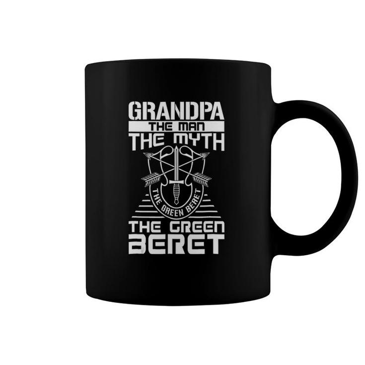 Grandpa The Man The Myth The Green Beret Coffee Mug