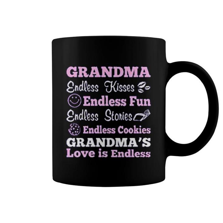 Grandparent Grandma Endless Kisses Coffee Mug