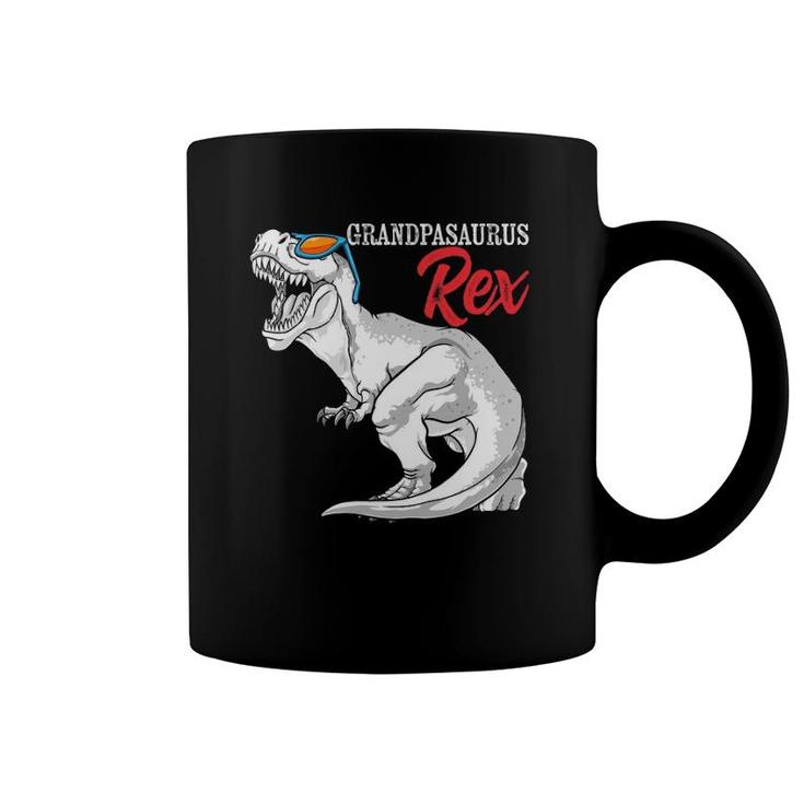Grandpasaurus Rex Dinosaur Grandpa Saurus Family Matching Coffee Mug