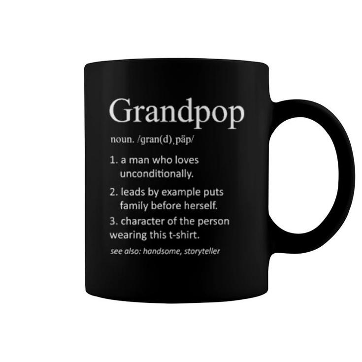 Grandpop Funny Definition Grandfather Definition Coffee Mug