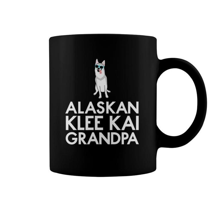 Grey Alaskan Klee Kai Or Mini Husky Grandpa Coffee Mug
