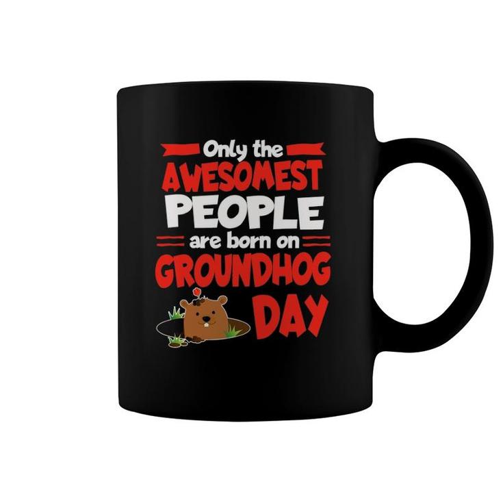 Groundhog Day Birthday Funny Gag Gift Men Women Son Daughter Coffee Mug