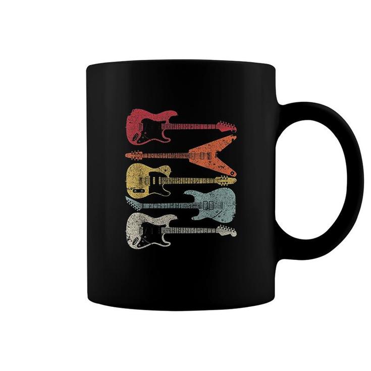Guitar Retro Style Gift For Guitarist Coffee Mug