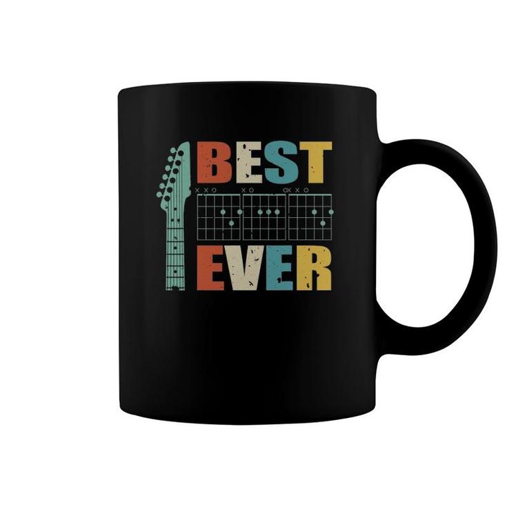 Guitarist Father Best Dad Ever D A D Chord Dad Gift Coffee Mug
