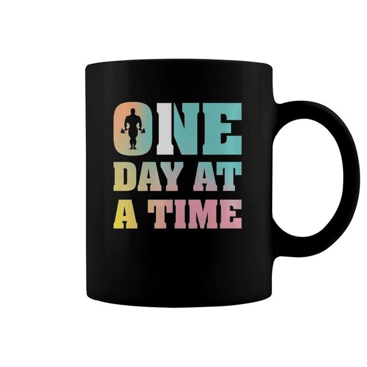 Gym One Day At A Time  Coffee Mug
