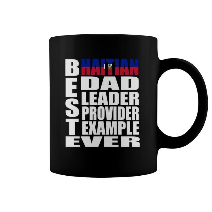 Haitian Dad  For Men Haiti Father's Day Gift Idea Coffee Mug