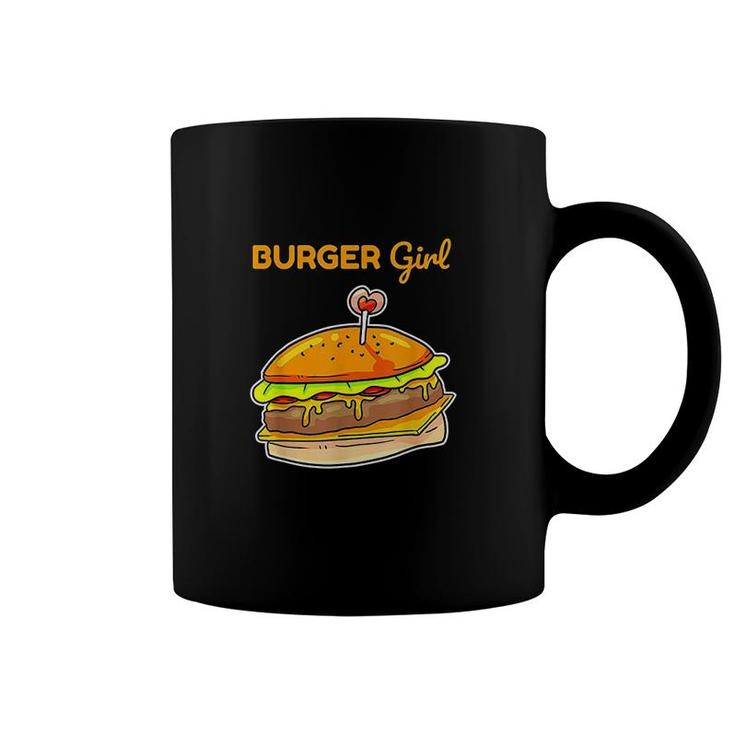Hamburger Cheeseburger Burger Girl Coffee Mug