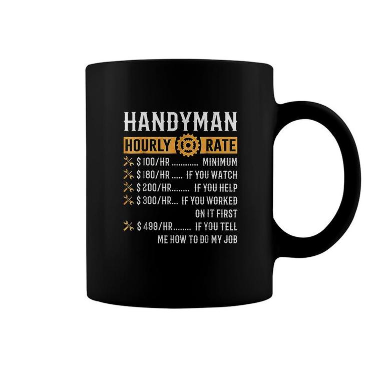 Handyman Hourly Rate Coffee Mug