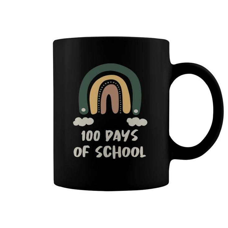 Happy 100 Days Of School Funny Rainbow Teacher Kids 100 Days Coffee Mug